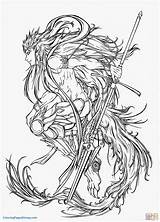 Labyrinth Magi Samurai Adults Equip Muu Coloriage Alexius Jareth Djinn Seven Sinbad Sins Tokyo sketch template