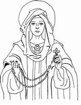 Rosary Avila Template sketch template