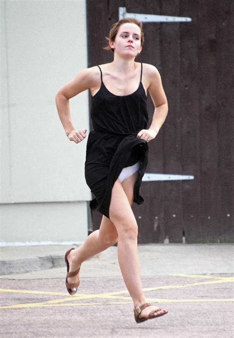 Naturally Bikini Emma Watson Upskirt White Panty With