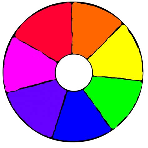 spin wheel printable clipart