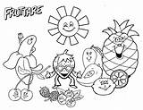 Fruit Coloring Pages Salad Drawing Kids Color Activities Fun Worksheet Printable Funny Happy Lovely Print Getdrawings Families Drawings Living Paintingvalley sketch template