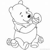 Pooh Winnie Xcolorings sketch template