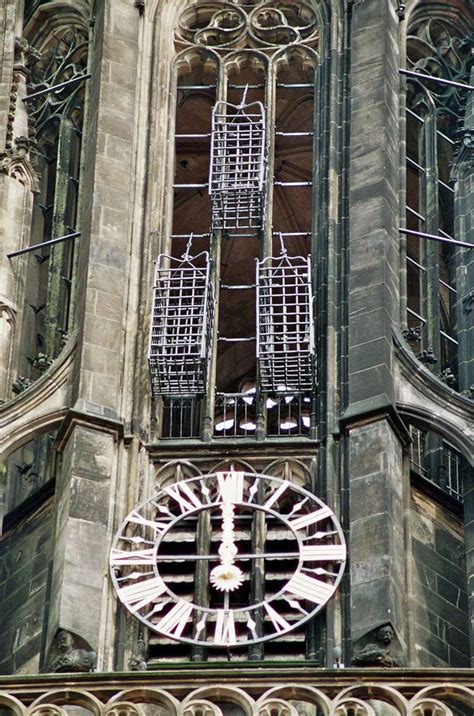 turm st lamberti mit taeuferkoerben foto bild deutschland europe