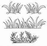 Grass Coloring Outline Clipart Pages Drawing Grow So Well Printable Green Draw Clip Color Template Drawings Realistic Long Colouring Colorluna sketch template
