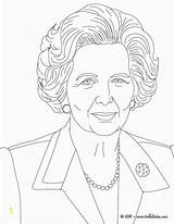 Coloring Thatcher Margaret Pages History People Month Women Hellokids Famous Color Book Prime Colouring Dibujos Drawings Ministers British Tatcher Kingdom sketch template