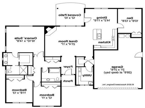 ranch floor plans ideas  house design simple house design house blueprints