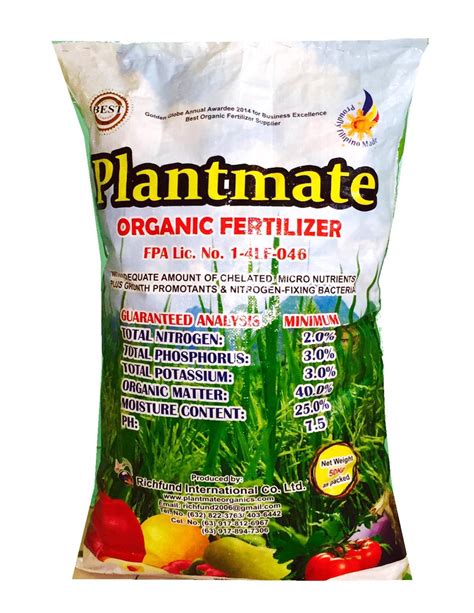 plantmate organic fertilizer plant mate organic fertilizer