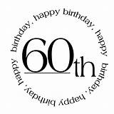 60th Birthday Printable Click Then Right Save sketch template