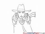 Gangster Coloring Sheets Printable Sheet Title sketch template