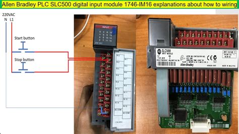 allen bradley plc slc  digital input module  im explanation    wiring