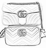 Gucci Bag Sketch Marmont Drawing Unwrapped Review sketch template