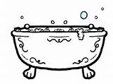 Bathtub Foot Bubbles Claw Coloring Soak Aromatherapy Sore sketch template