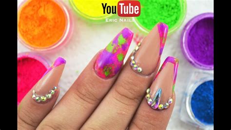 como utilizar pigmentos eric nails youtube