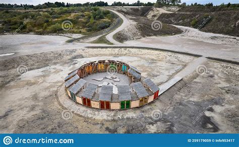 The Learning Spiral Of The Scout Camp In Hedeland Stock Image Image