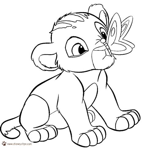baby simba coloring pages coloring pages   ages coloring home