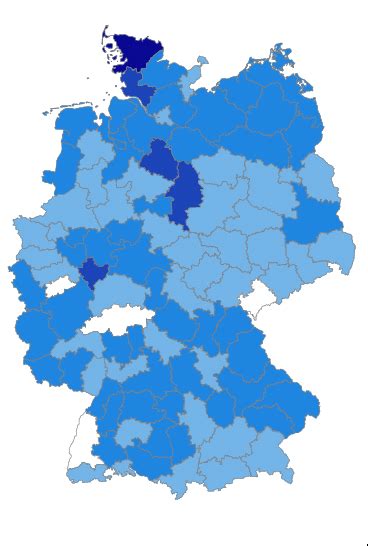 Regional Sex Ratio Age 18 To 30 Years In Germany 1990