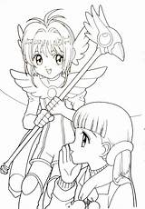 Cardcaptor Kuromi Anime Captor Chibi Lápiz Batch Sailor Chasseuse Ausmalen sketch template