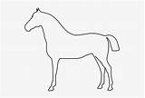 Horse Coloring Simple Pages Seekpng sketch template