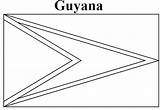 Guyana sketch template