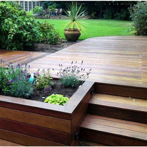 Inspiring Wood Deck Design Ideas Backyard Deck Planters Diy My Xxx
