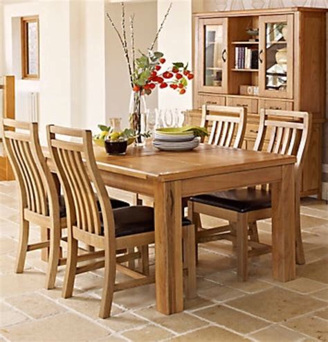 harveys calais range high grade solid oak extending dining table
