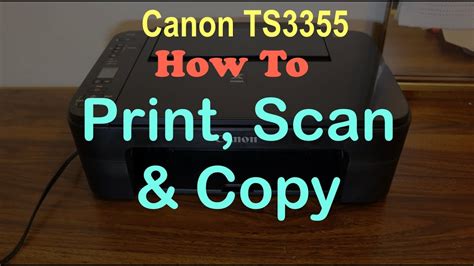 print scan copy  canon ts printer review youtube