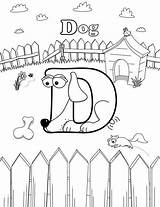 Alphabetimals Coloring Alphabet Dover Publications Wild Embroidery Dog Pages Morning Activities Welcome sketch template