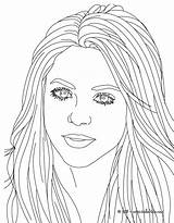 People Coloring Pages Realistic Shakira Famous Kids Color Printable Real Girl Songwriter Print Adults Drawing Getdrawings Template Beautiful Body Colorings sketch template