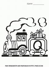 Train Coloring Printable Alphabet Pages Trains Kids Drawings Letters Preschool Line Cliparts Decorative Drawing Dinosaur Popular Print Lesson Christmas Pre sketch template