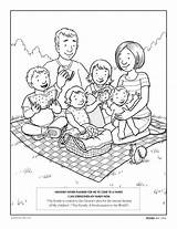 Coloring Lds Pages Primary Family Choose Lesson Color Printable Clipart Children Board Print Kids Happy sketch template