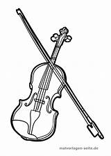 Geige Malvorlage Malvorlagen Instrumente Kostenlose Streichinstrumente Lesen Bildes öffnet Anklicken sketch template