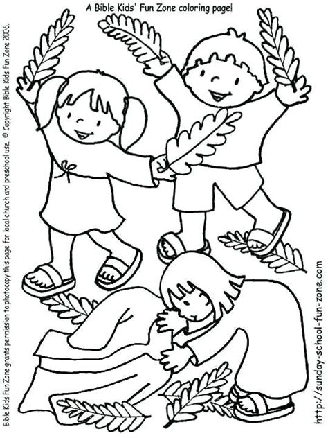 preschool palm sunday coloring page coloring pages