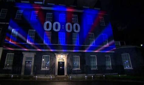 brexit day countdown video   moment downing street marked historic brexit uk news