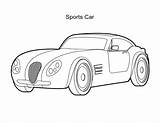 Coloring Car Cars Cool Sheets Sports Racing Sheet Muscle sketch template