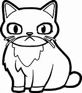Cat Grumpy Coloring Pages Angry Amazing Getdrawings Printable Outline Getcolorings Wecoloringpage sketch template