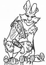 Guardians Bunnymund sketch template