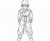 Krillin Coloring Pages Frieza Golden Random Template sketch template