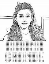Kolorowanki Ariana Kolorowanka Druku Piosenkarze Piosenkarka Kursor Myszki Zobaczyć Poprawną Nad Przytrzymaj Chcesz Odpowiedź Pytaniem sketch template