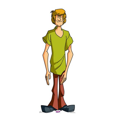 life size shaggy mystery incorporated cardboard standup