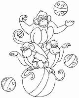 Circus Coloring Pages Kids Color Easy Children Printable Justcolor sketch template