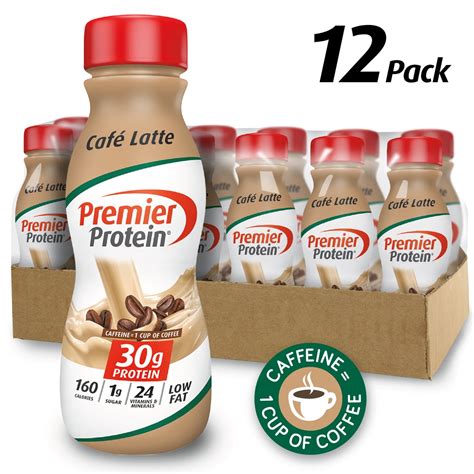 premier protein shake cafe latte  protein  fl oz  ct