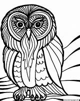 Coloring Owl Pages Halloween Scary Printable Creepy Cartoon Print Owls Color Kids Teens Bird Reaper Colouring Adults Book Getcolorings Printables sketch template