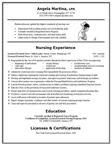 lpn resume images  pinterest lpn resume sample resume