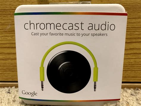 google chromecast audio media streamer black
