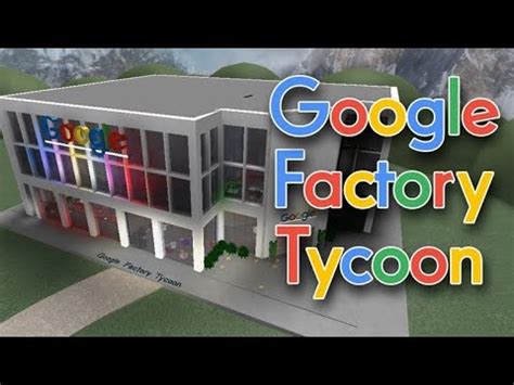 google factory tycoon youtube
