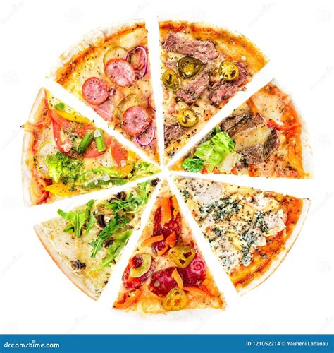 pizza slices royalty  stock photography cartoondealercom