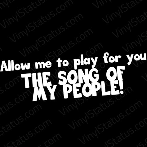 play  song   people decal premium quality vinyl