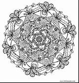 Mandala Pages Adults Coloring Detailed Magnificent Awesome Getcolorings sketch template
