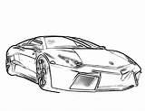 Coloring Supercar Pages Printable Lamborghini Getcolorings Color Print Aventador sketch template