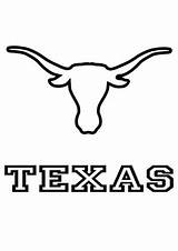 Texas Longhorns Coloring Pages Football Team Printable Sport Supercoloring Longhorn Book Color Clipart Print Drawing Nfl Sheets Silhouettes Categories sketch template